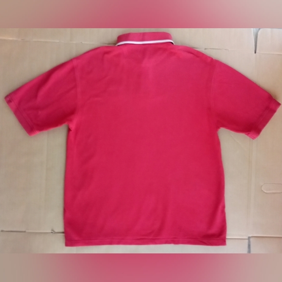 Womens Red Sports Polo Greg Norman Collection x Medinah Country Club 100% Cotton - Picture 2 of 10